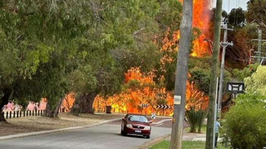 Residents forced to flee as bushfire rages close to homes
