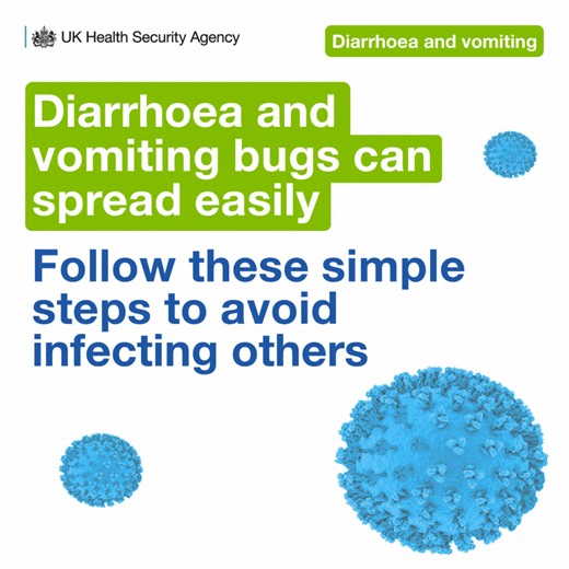 9.8K views · 42 reactions | Diarrhoea and vomiting is unpleasant for everyone. If you come down with a case, here is what you can do to reduce the spread. 濫  nhs.uk/symptoms/diarrhoea-and-vomiting/ | UK Health Security Agency | Facebook