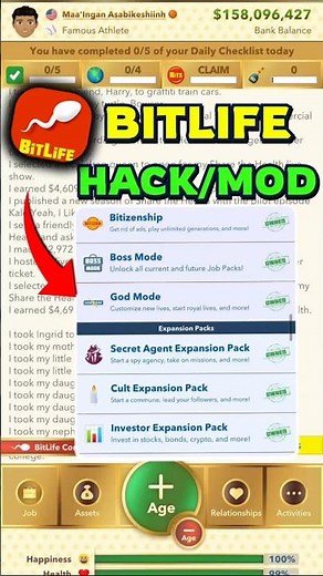 Bitlife Hack/MOD APK iOS & Android - How to Get Bitlife Free Bitizen and God Mode