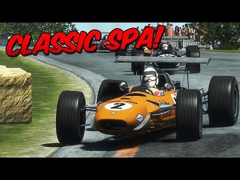 This Circuit is Insane - rFactor 2 F1 1968 Race at Classic Spa