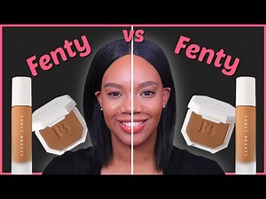 Fenty Powder Foundation vs Liquid Foundation | INTERESTING Results...