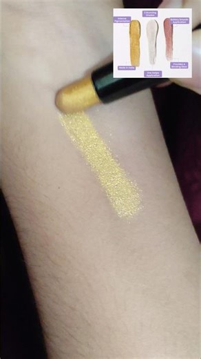 bling cosmetic glow stick highlighter|how to apply highlighter on face #trending #highlighter