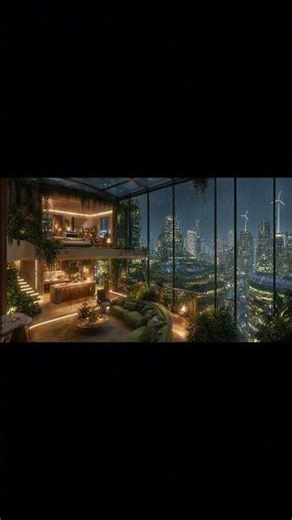 A Rainy Day in Solar Heaven | Chill Lo-Fi in a Future City | Study, Relax #lofi #beats #chill