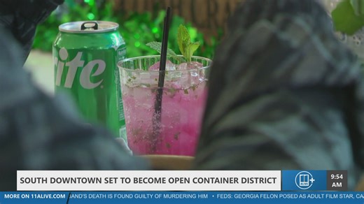 Atlanta approves first open container district