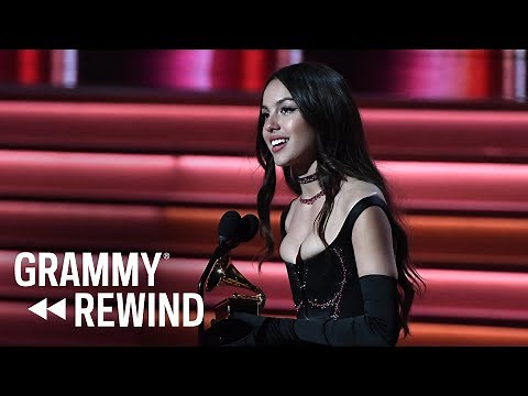 Watch Olivia Rodrigo Win A GRAMMY For Best Pop Vocal Album For 'SOUR' In 2022 | GRAMMY Rewind