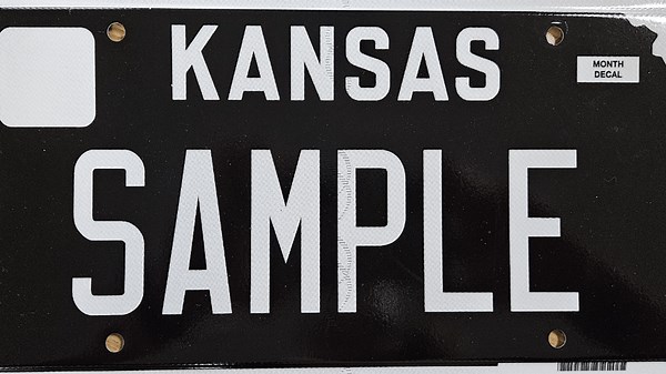 Blackout plates claim #1 spot as most popular distinctive license plates in Kansas