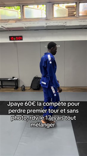 Je paye 60€ pour une compète et je perds au premier tour - humour ceinture violette