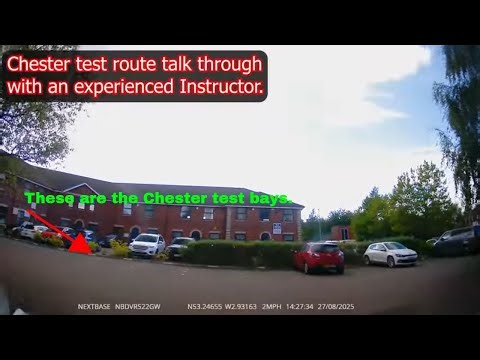 Chester Test Route Talk Through with Experienced Instructor.