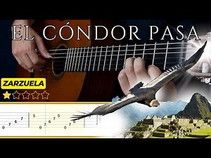 EL CÓNDOR PASA 🎸 (If I Could) || Classical Guitar + TABS (Fingerstyle)