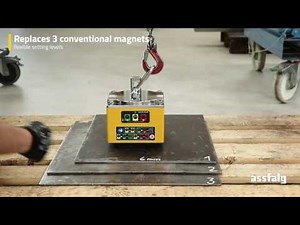 Assfalg electro-permanent lifting magnet SB500 - Product Movie