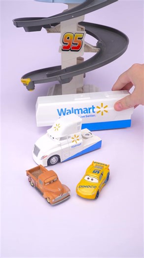 Disney Pixar Cars Walmart Special Edition Cars Toy Hauler McQueen ASMR No Talking
