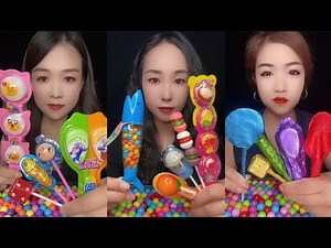 Rainbow Candy Crunch ASMR 🍭🌈 | Satisfying Sweet & Chewy Sounds