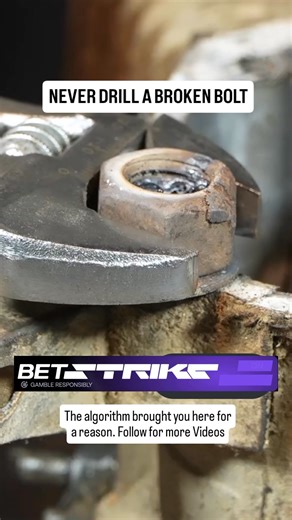 🔥This welding trick saves your engine block when a bolt snaps flush. Place a flat washer over the broken stud and fill the center with a weld to bond them together. Weld a nut onto that washer to create a new head for your wrench. The extreme heat from the welding process expands the metal and breaks the rust seal so you can back it out effortlessly. Save this method for your next mechanical disaster. #welding #mechanic #brokenbolt #automotive #restoration #tools #diy #metalworking #repair #eng