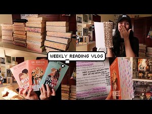 book haul, unboxings & reading romance 💌 a chatty reading vlog