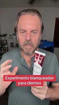 Aquí les muestro un experimento donde se ve el poder blanqueador de este dentífrico