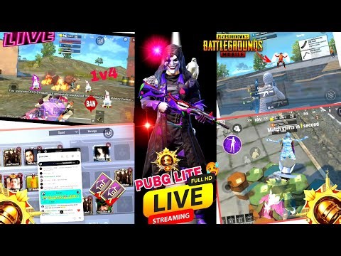 PUBG LITE LIVE 1v4 NEW UPDATE SOLO VS SQUAD RUSH GAMEPLAY