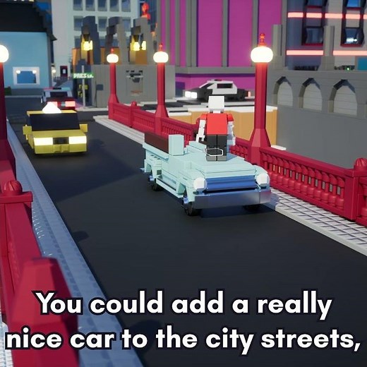 The power of Freebuilds... #indiegame #UnrealEngine #UnrealEngine5 #UE5 #brickadia