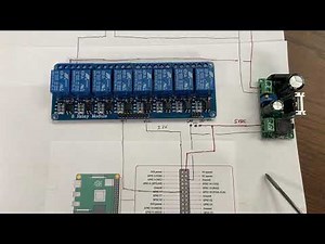 Raspberry Pi 8 channel relay with voltage converter OpenSprinkler