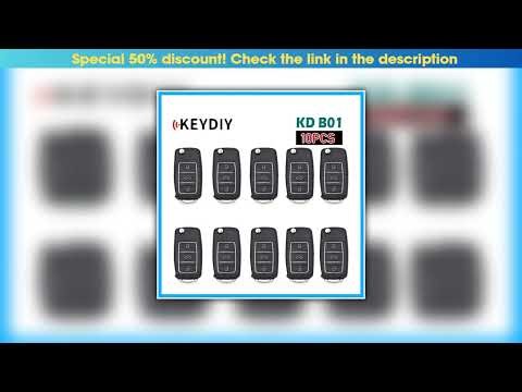 Today Only 10pcs KEYDIY B01 LUXURY Universal Remote Key for Toyota Style 3 Buttons KD Car Remote Ke