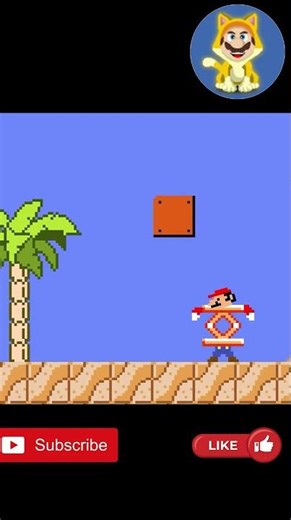 Mario Eats a Mushroom and Turns into a Strange Form
