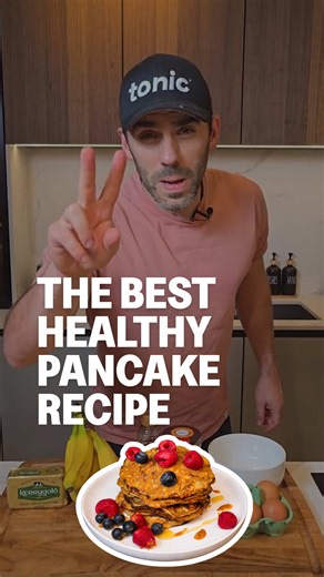 Easy 2 Ingredient Healthy Pancakes Recipe
