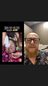 10K views · 231 reactions | Hairdresser reacts to a cheap teeth veneer from a nail tech | Hair Buddha | Facebook