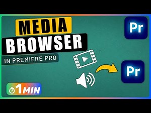 How to Use MEDIA BROWSER to Import Files in Premiere Pro