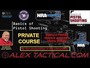 NRA Basics of Pistol Shooting Course 4 5 2025 Ed, Becca, Ronald