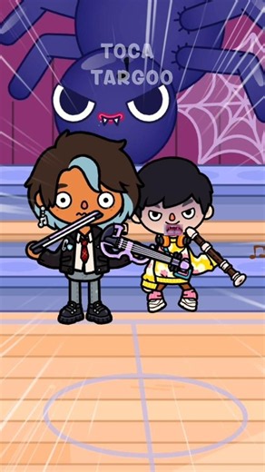 violinist vs flute player 🤣😱 #tocaboca #tocalifeworld