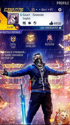 Bolo Comeback Kardo 💀🔥 | Free Fire | ‪@FuryEditz19‬