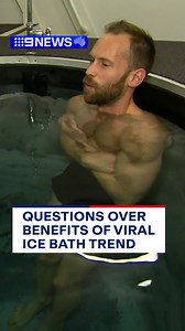 35K views · 74 reactions | People worldwide have jumped into the trend of taking ice baths, but there are questions over whether the viral practice can really improve health and wellness. 樂流 #9News | 9 News | Facebook