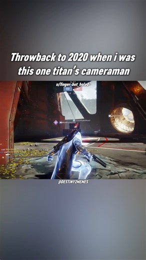 Throwback to 2020 when i was this one titan’s cameraman #Destiny2 | Destiny 2 Memes