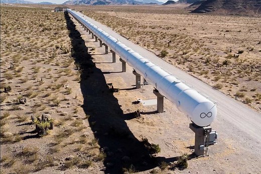 Inside Virgin Hyperloop's huge test tube where pods could 'travel 670mph'