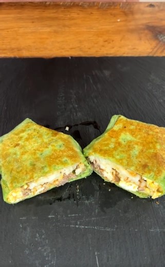 This breakfast wrap is delicious!