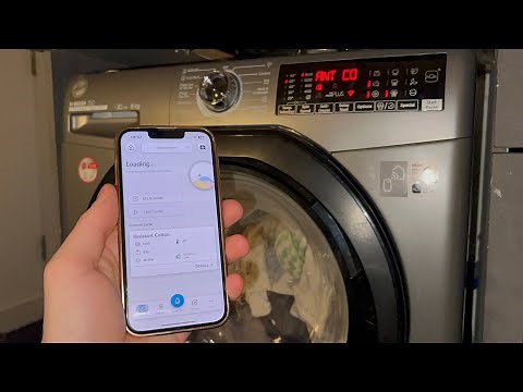 Hoover H Wash 350 | Starting Cotton 60c | hon app & kg mode in action