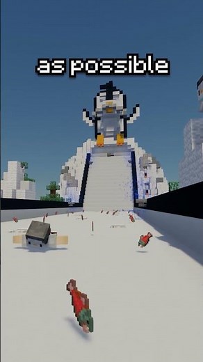 I Built A WORKING Slip 'n slide in Minecraft! #minecraft #minecraftcreative #minecraftbuilding