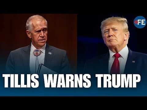 Thom Tillis Issues Chilling Warning To Trump In Surprise Senate Speech | WORLD NEWS | US NEWS