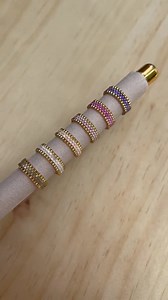 Handmade Beaded Ring - Etsy