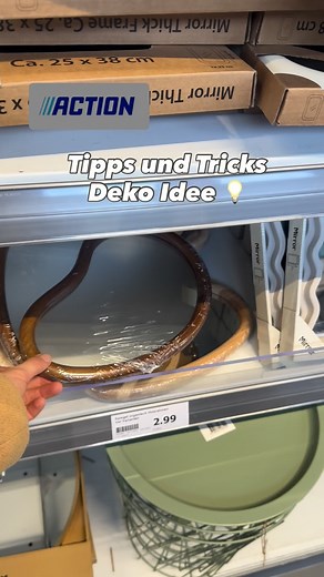 56K views · 1.7K reactions | Tipps und Tricks - Deko Idee  . . . . #actionhack #actionhaul #actiondeutschland #selbstgemacht #basteln #dekorieren #dekoideen #einrichten #actionhome #organischeform #dekotablett #actionneuheiten #actionfind #actionfinds #travertin #spiegel #jysk #lowbudget #günstig #tippsundtricks | 퐼퓁풶퓎퓁풶 푀푒퓉풾퓃 | Facebook