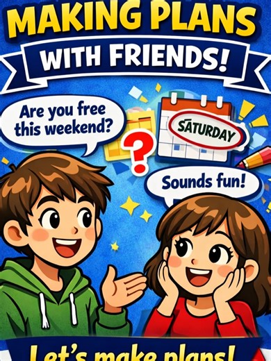Learn natural English for making plans with friends, inviting, agreeing and sounding confident! #Talk