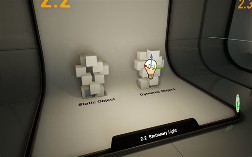 UE4 内容示例01-Welcom_体积_灯光