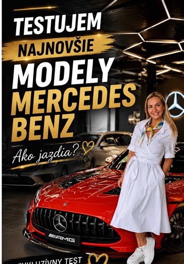 🚗👑 Dnes testujem tie najnovšie modely od Mercedes-Benz. ✨A pri jednej veci som sa musela usmiať. ❤️ Pretože tie autá mi neskutočne pripomínajú to, čo sa snažíme prinášať aj do Markízy. Luxus. Eleganciu. Komfort. A pocit, že všetko funguje presne tak, ako má. 👑✨ Mercedes nie je len o tom, ako vyzerá. Je o tom, ako sa v ňom cítiš. ❤️ A presne to isté platí aj pre moje dnešné Šaty Infinity. 👑 Vyzerajú nádherne. Ale to najlepšie je, ako sa v nich cítiš. Pohodlne. Sebavedomo. Žensky. ✨ A práve pr