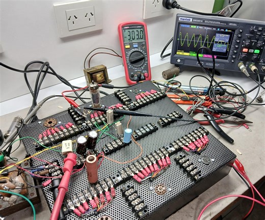 Building a Valve (vacuum Tube) Prototype Board Out From Recycled Materials.