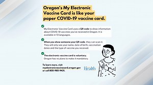 Oregon rolls out digital COVID-19 vaccine cards