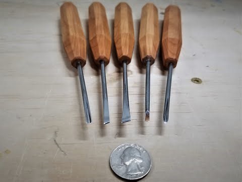 Micro carving chisels