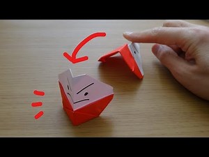 How to make a strange origami "Stand Up Doll" Moving Origami "Stand Up Doll"