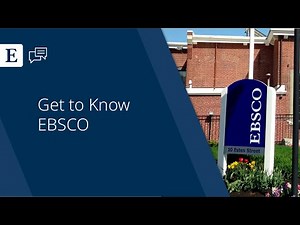 Get to Know EBSCO
