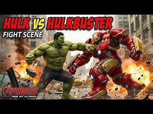 Hulk vs HulkBuster Fight Scene - Avengers Age of Ultron (2015) - Epic Battle!