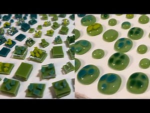 Ep. 195 FINISHING THE GLASS PORTION WITH CUSTOM FUSED GLASS ON MY PERSONAL LANDSCAPE MOSAIC!