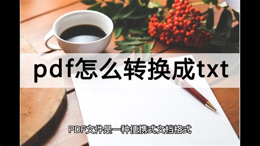 pdf怎么转换成txt？一分钟解决